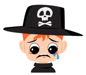 crying pirate
