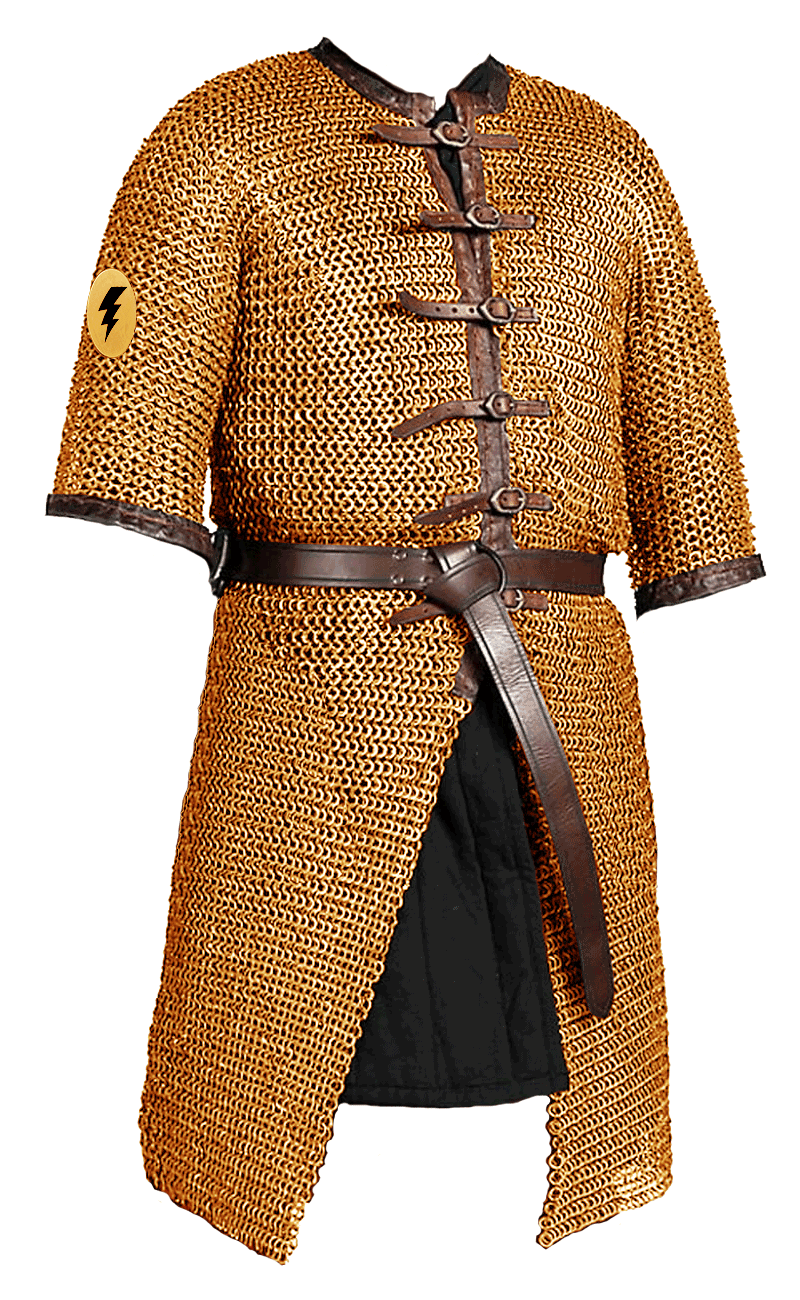 The Amber Chainmail Hauberk